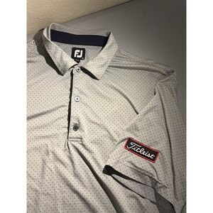 FootJoy Titleist Men's Performance Golf Lisle Dot Polo 3XL